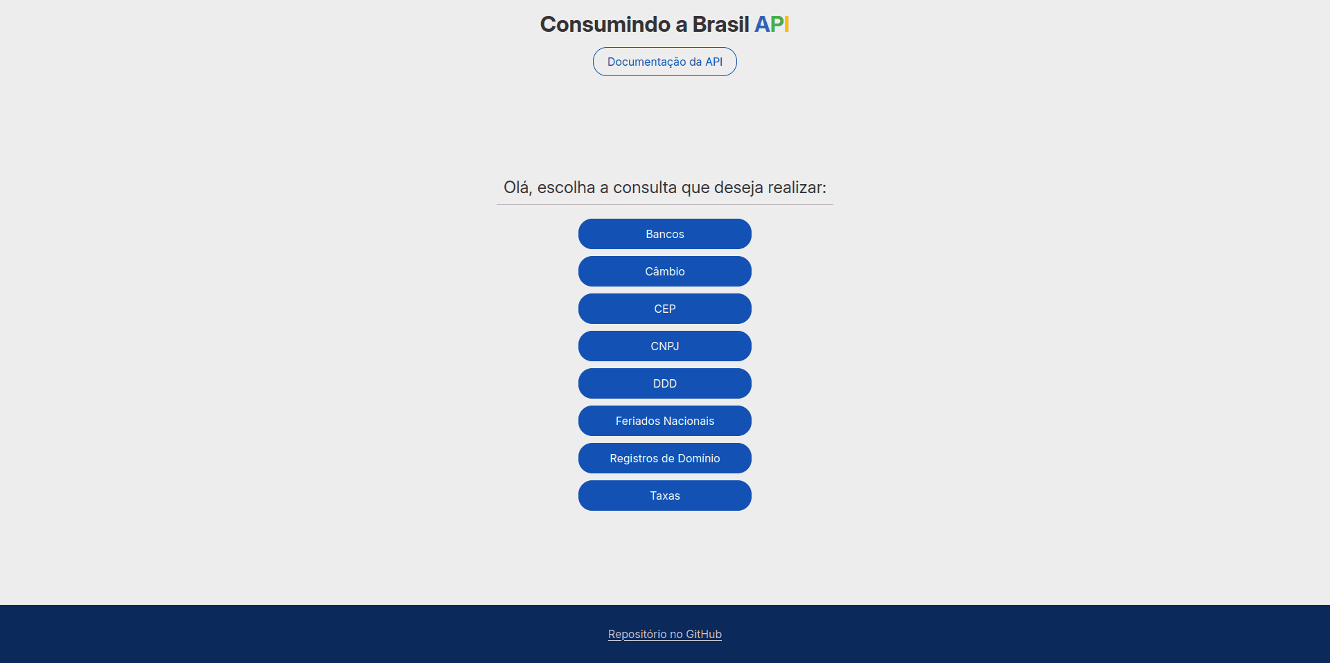 Capa do projeto Consume Brasil API