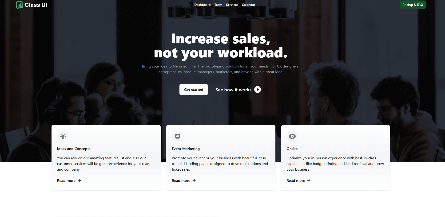 Capa do projeto GlassUI