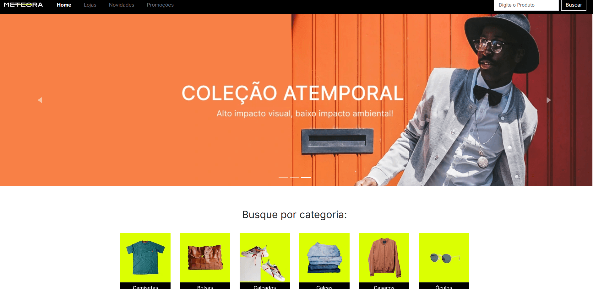 Capa do projeto Meteora